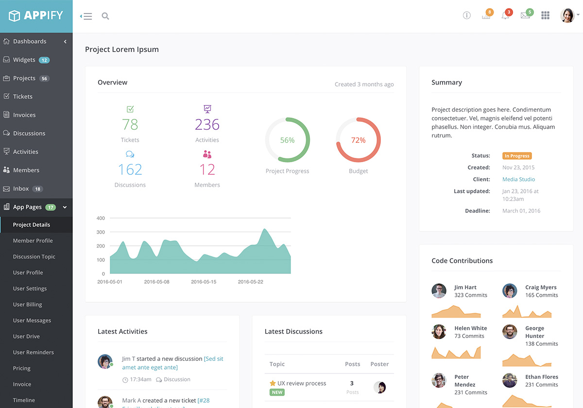 Bootstrap 4 project documentation theme for developers